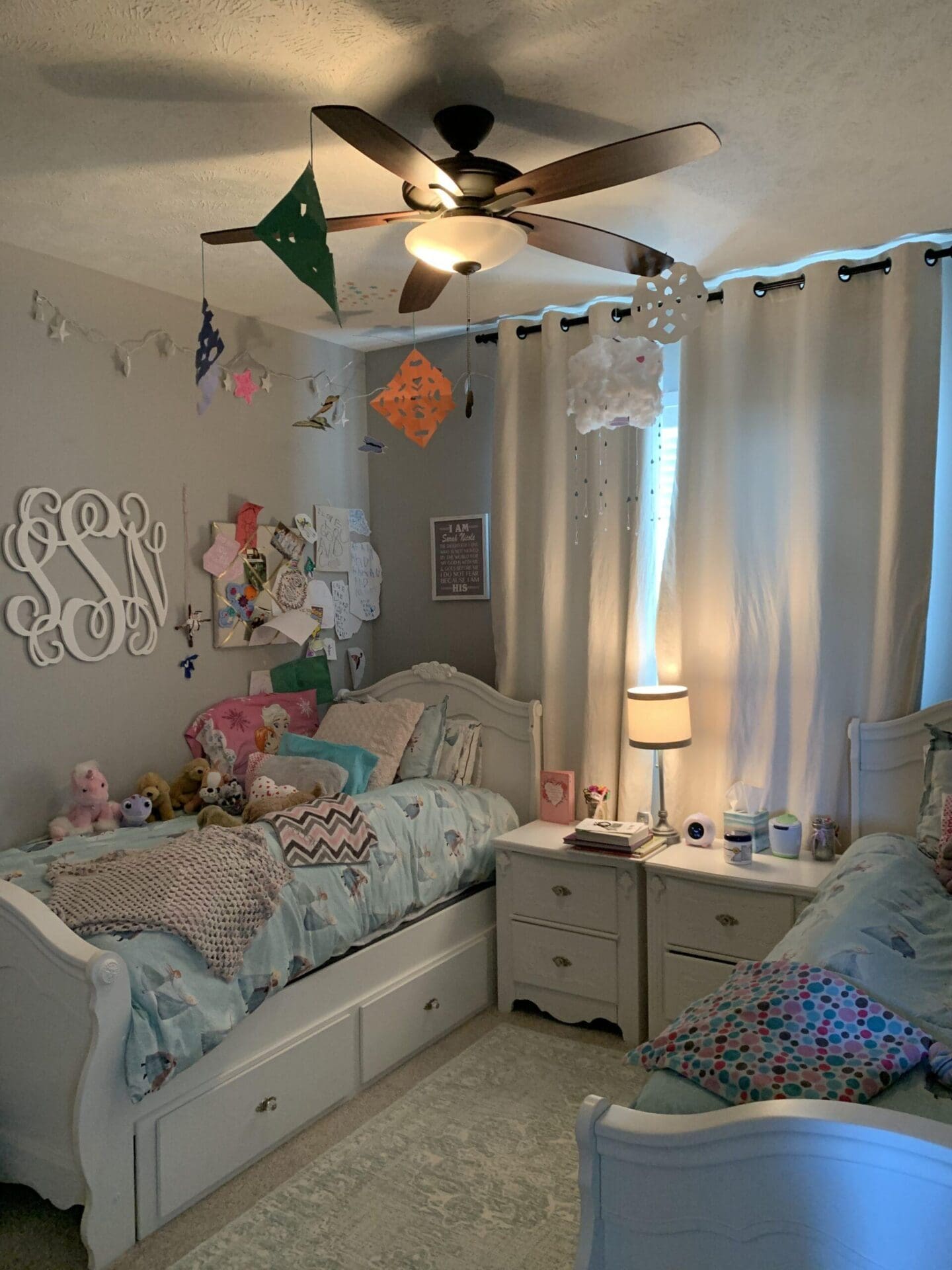 Girls Playroom and Bedroom - Fluff Interior Design